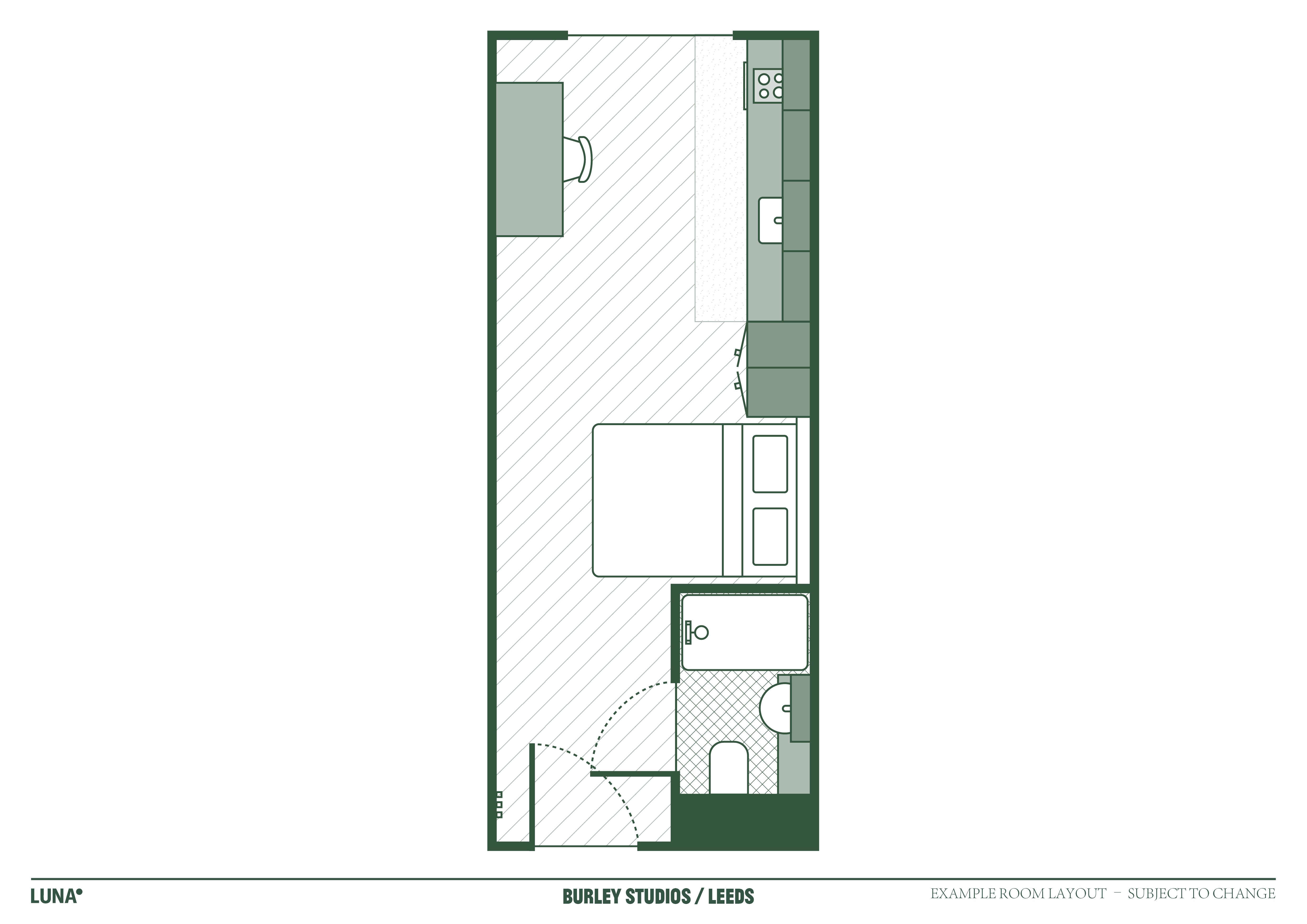Standard Studio - Floorplan