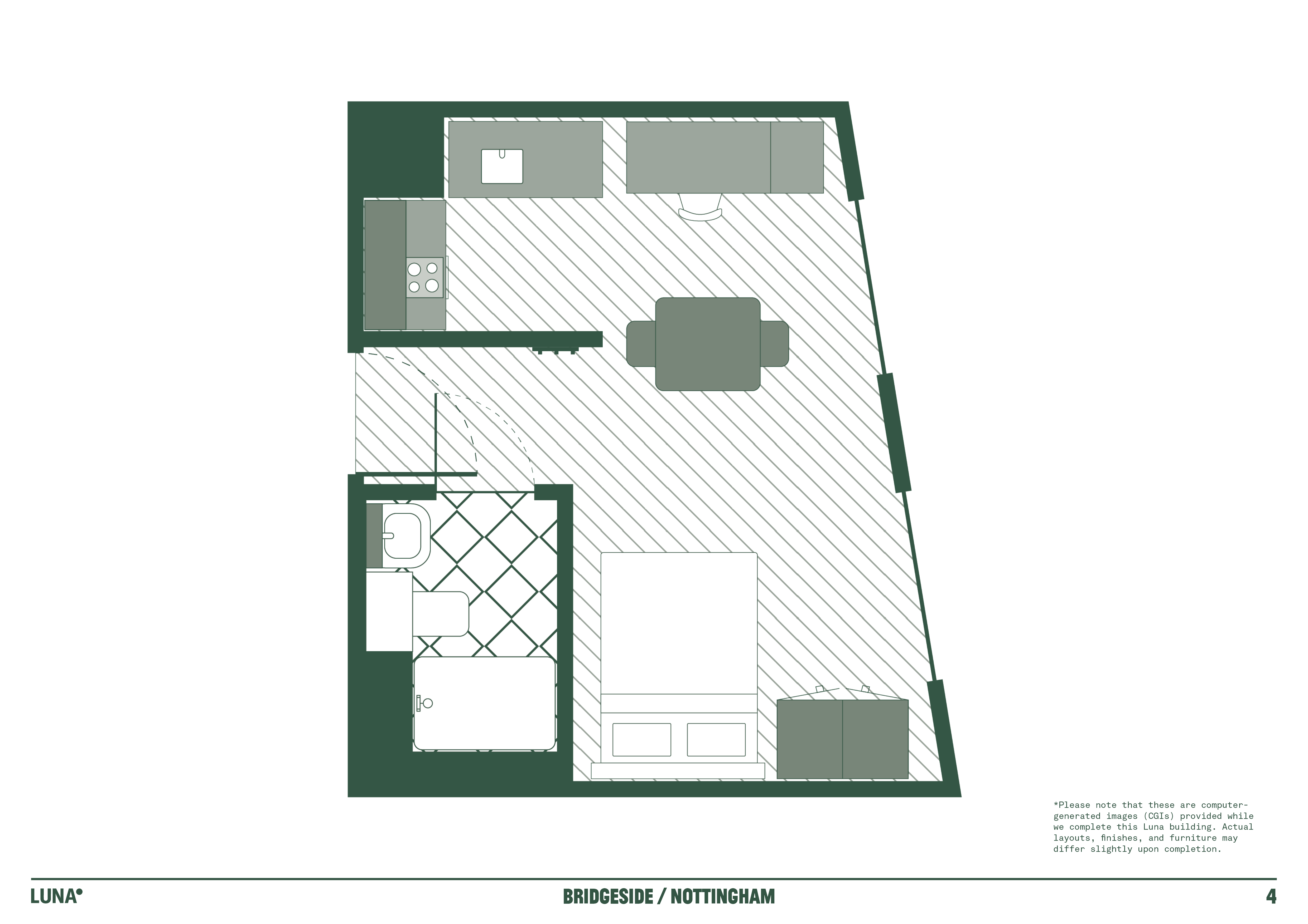 Classic Studio - Floorplan