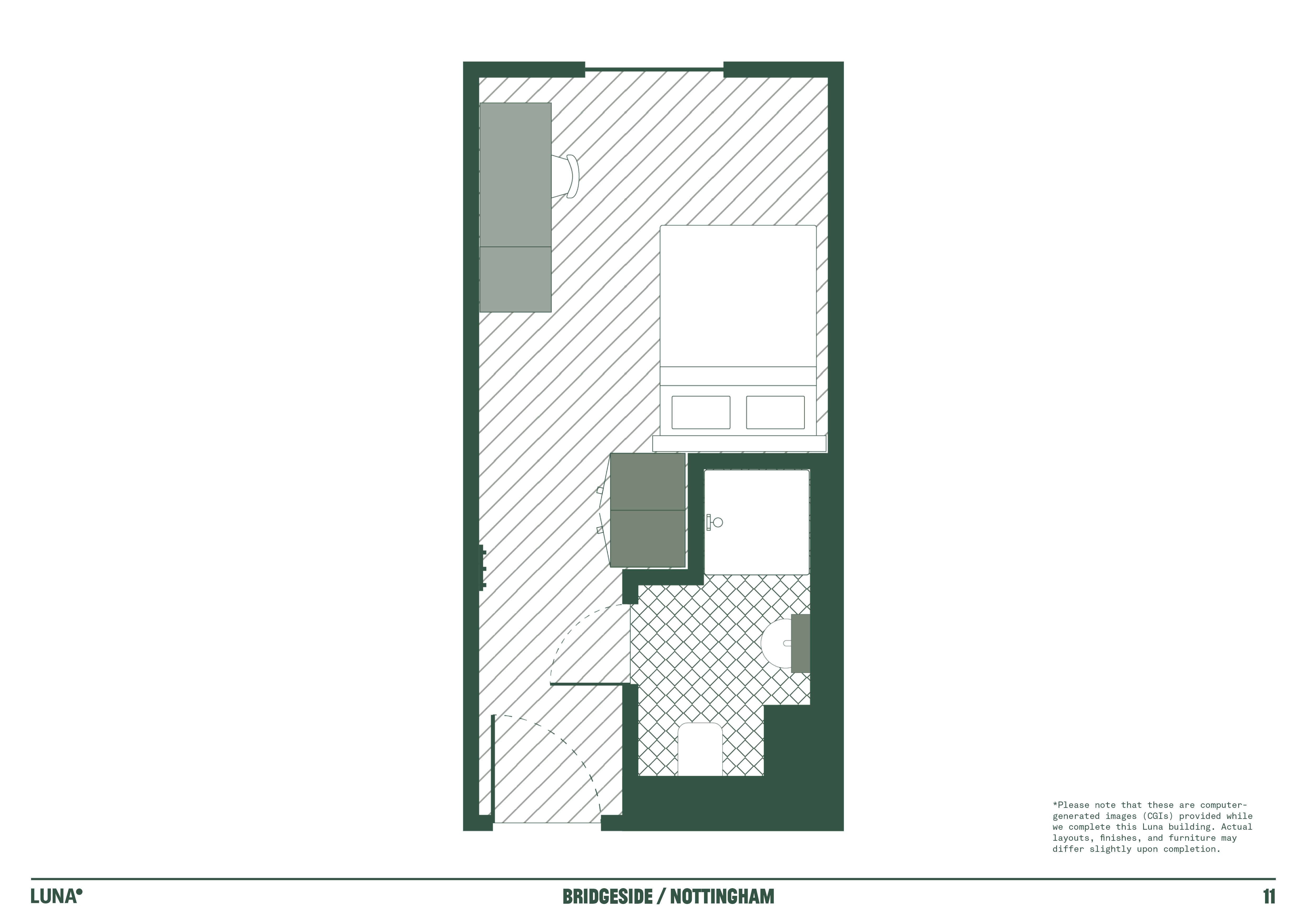 Deluxe Ensuite Ground - Floorplan