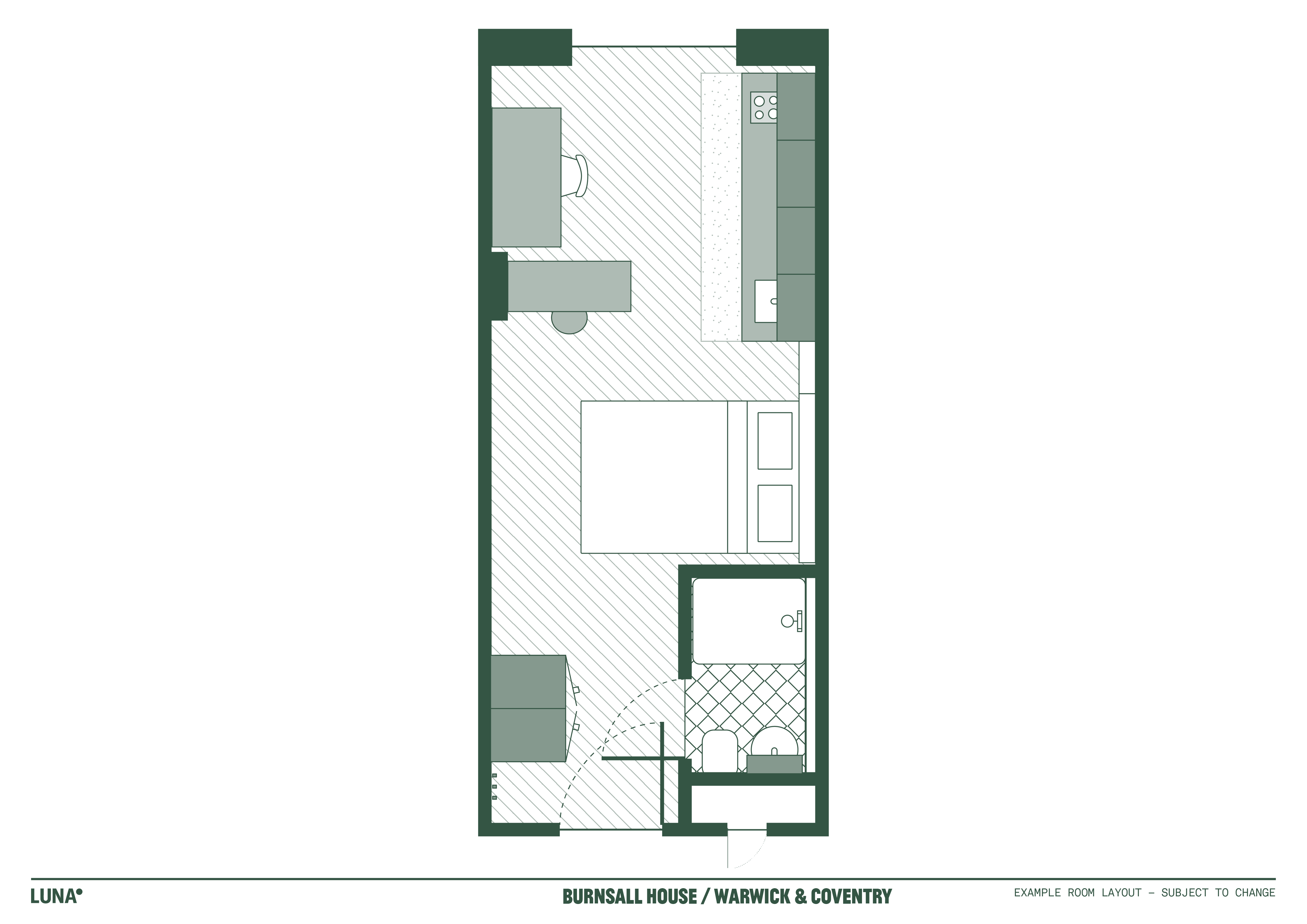Classic Studio - Floorplan