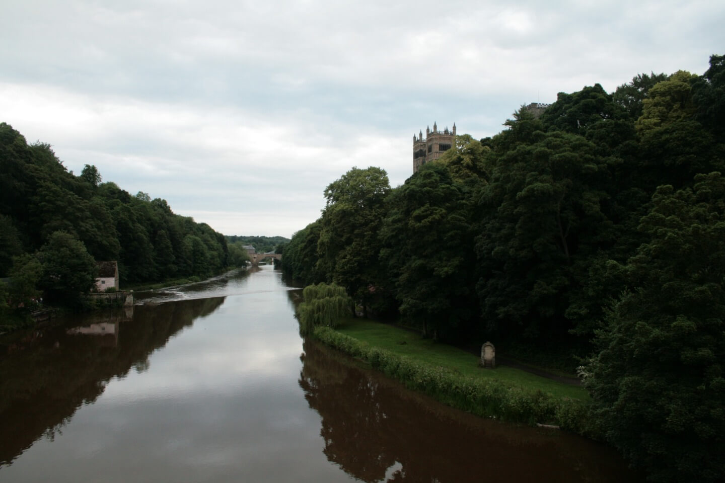 Student Accommodation in Gilesgate, Durham - view of the River Wear on a cloudy day