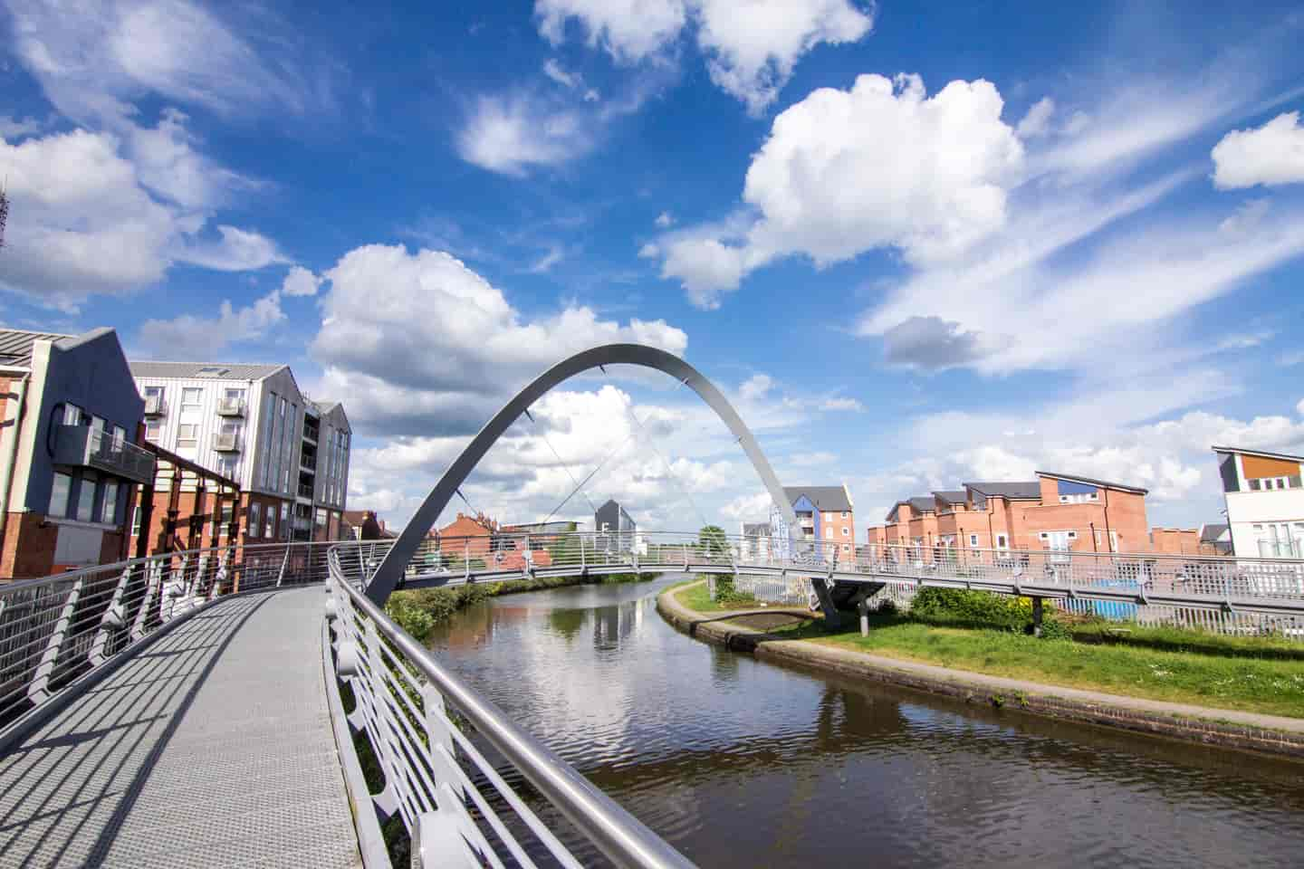 Student Accommodation in Coventry - Electric Wharf canal-side development