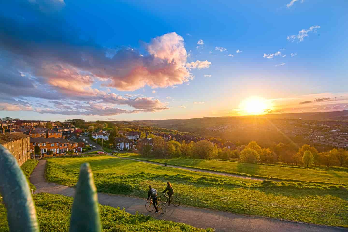 Student Accommodation in Sheffield - A landscape of Sheffield at sunset