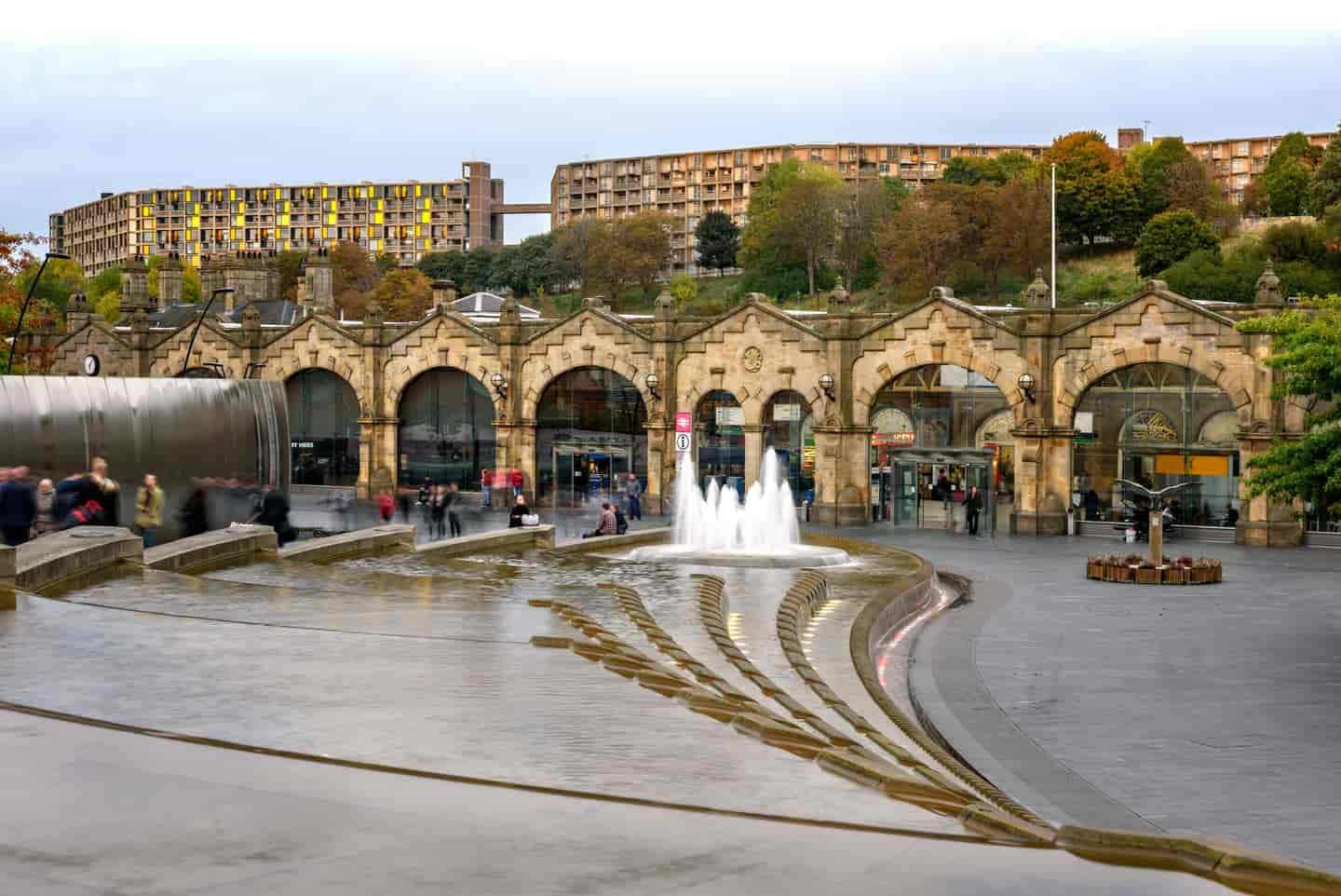 Student Accommodation in Sheffield - Sheffield Train Station from Sheaf Square