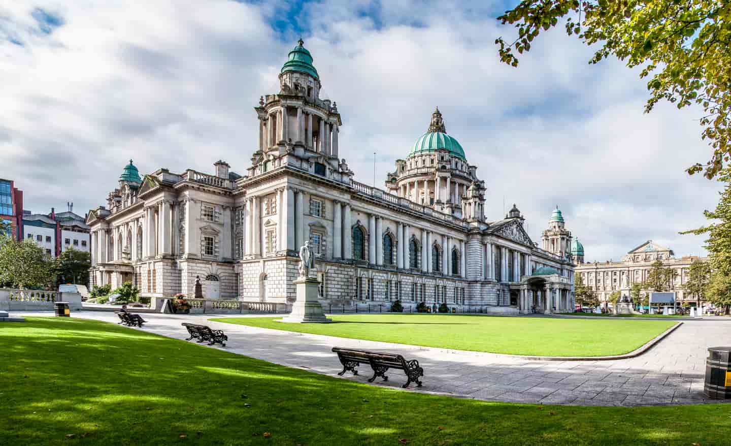 Student Accommodation in Belfast - Belfast City Hall on a cloudy day