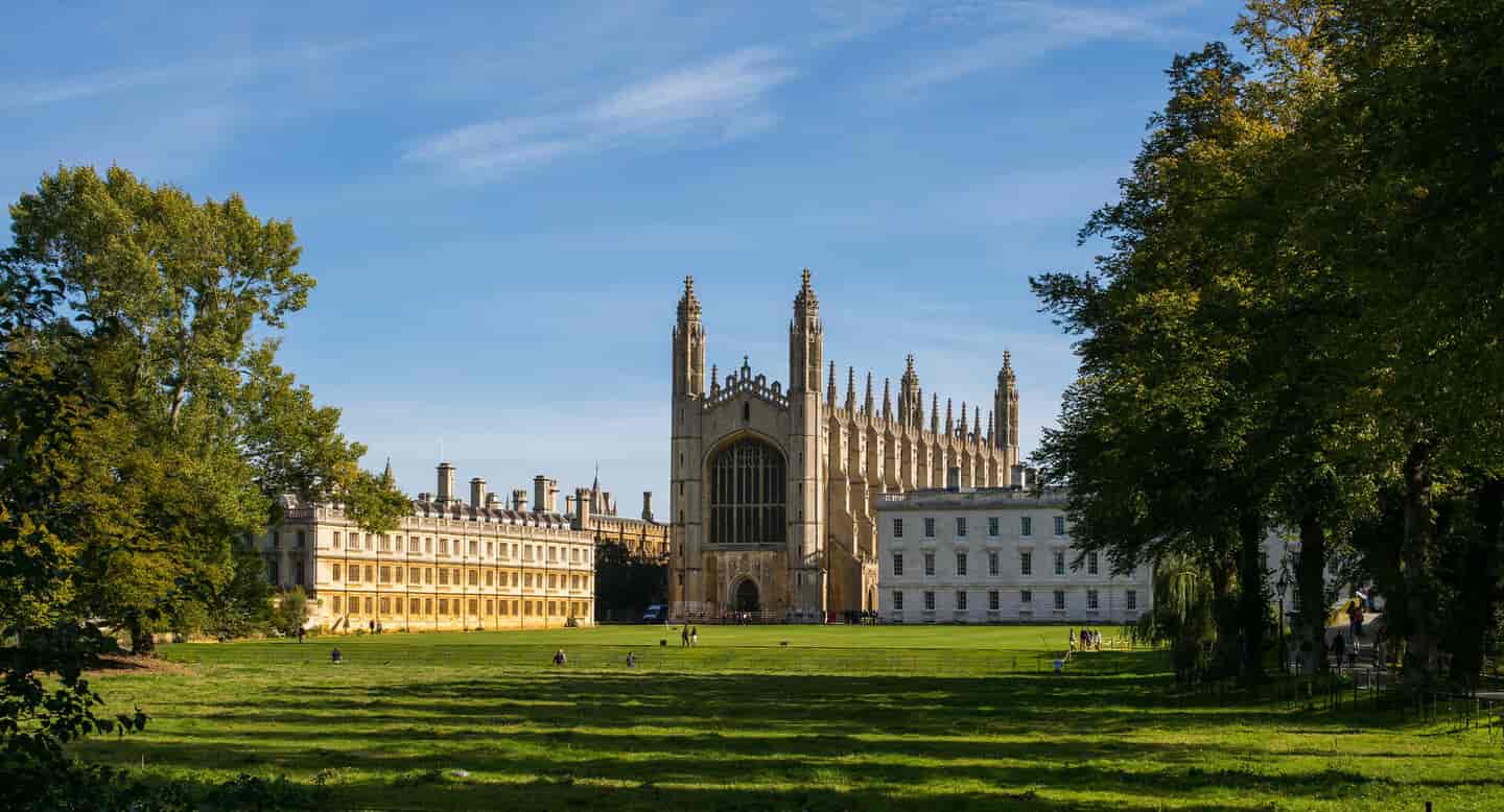 Student Accommodation in Cambridge - King's College on a sunny day