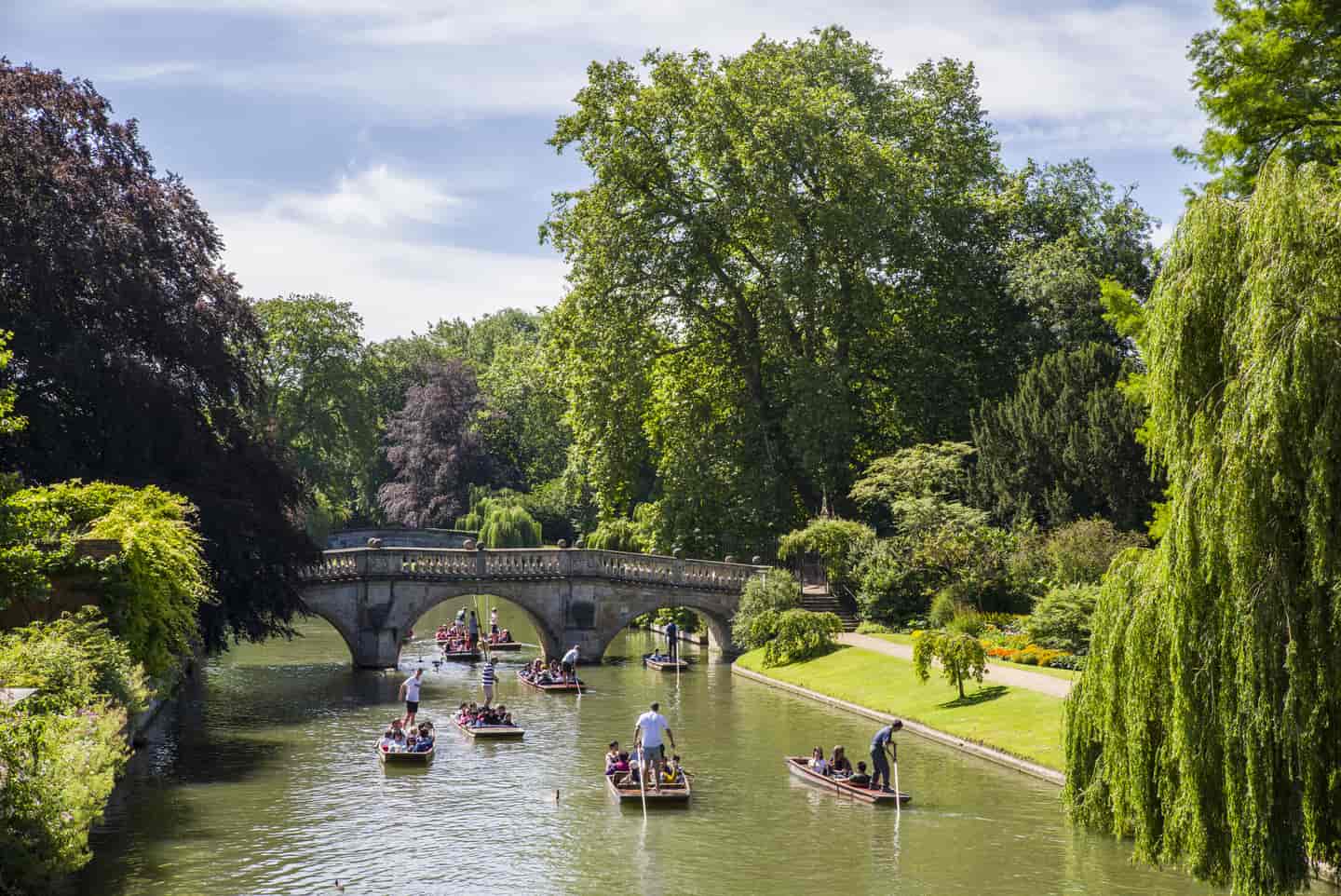 Student Accommodation in Cambridge - Punting on the River Cam