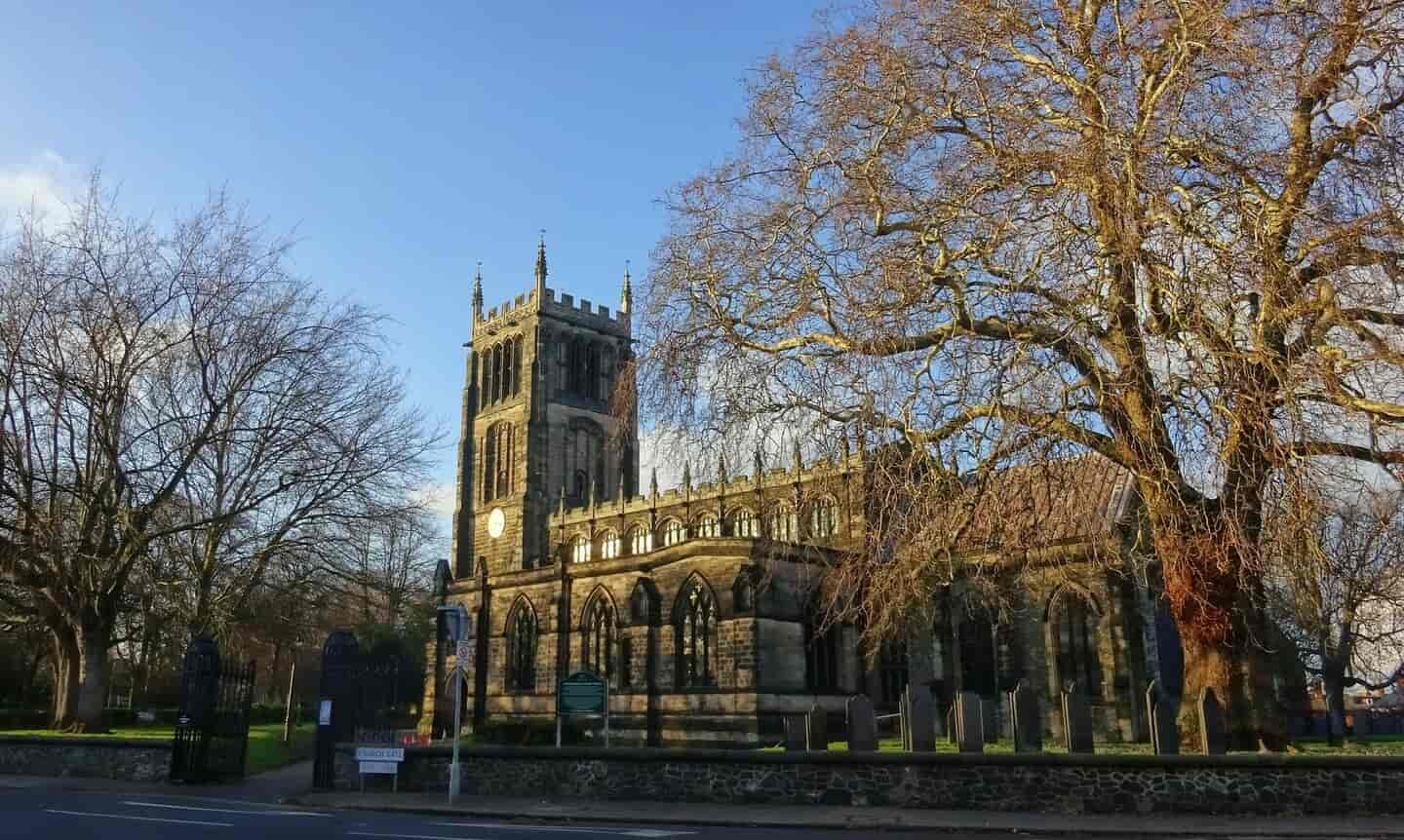 Student Accommodation in Loughborough - All Saints Church on a sunny day