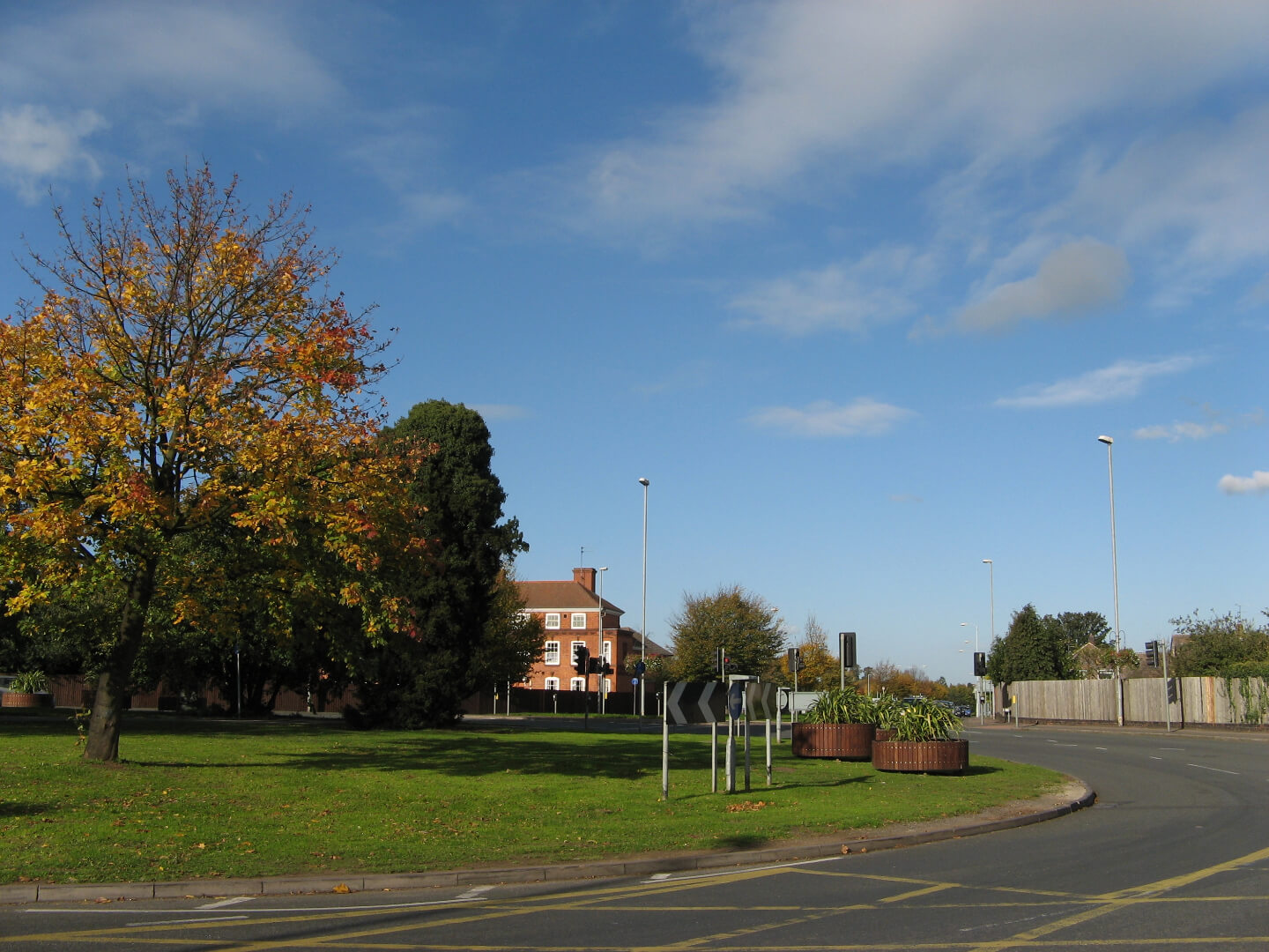 Student Accommodation in Kingfisher, Loughborough - roundabout