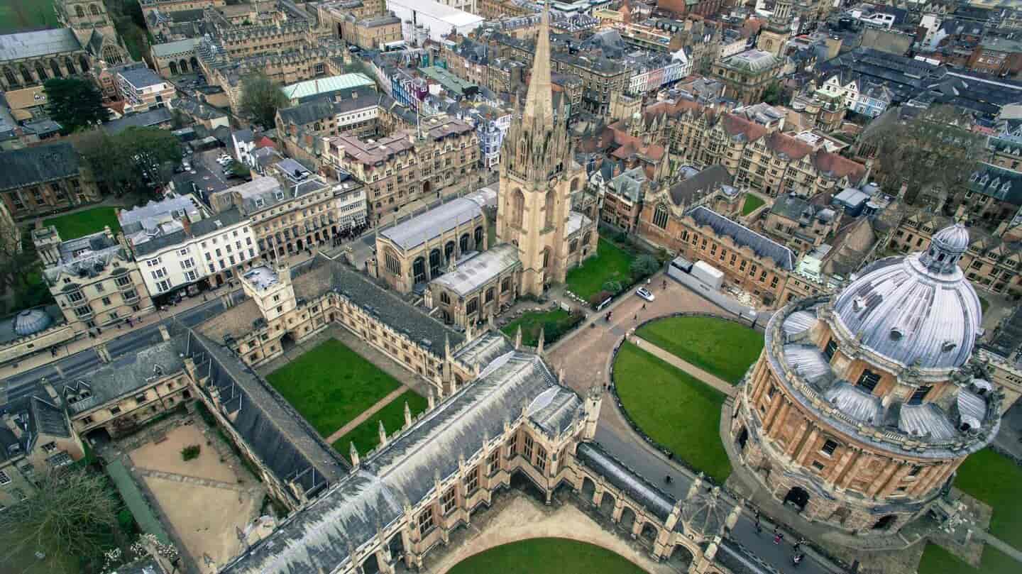 Student Accommodation in Oxford - Oxford rooftops and college greens