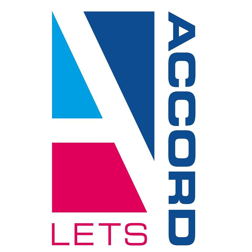 Logo for Accord Lets Lettings, Birmingham (Front of the Mailbox)