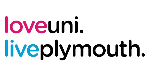 Logo for love uni live plymouth