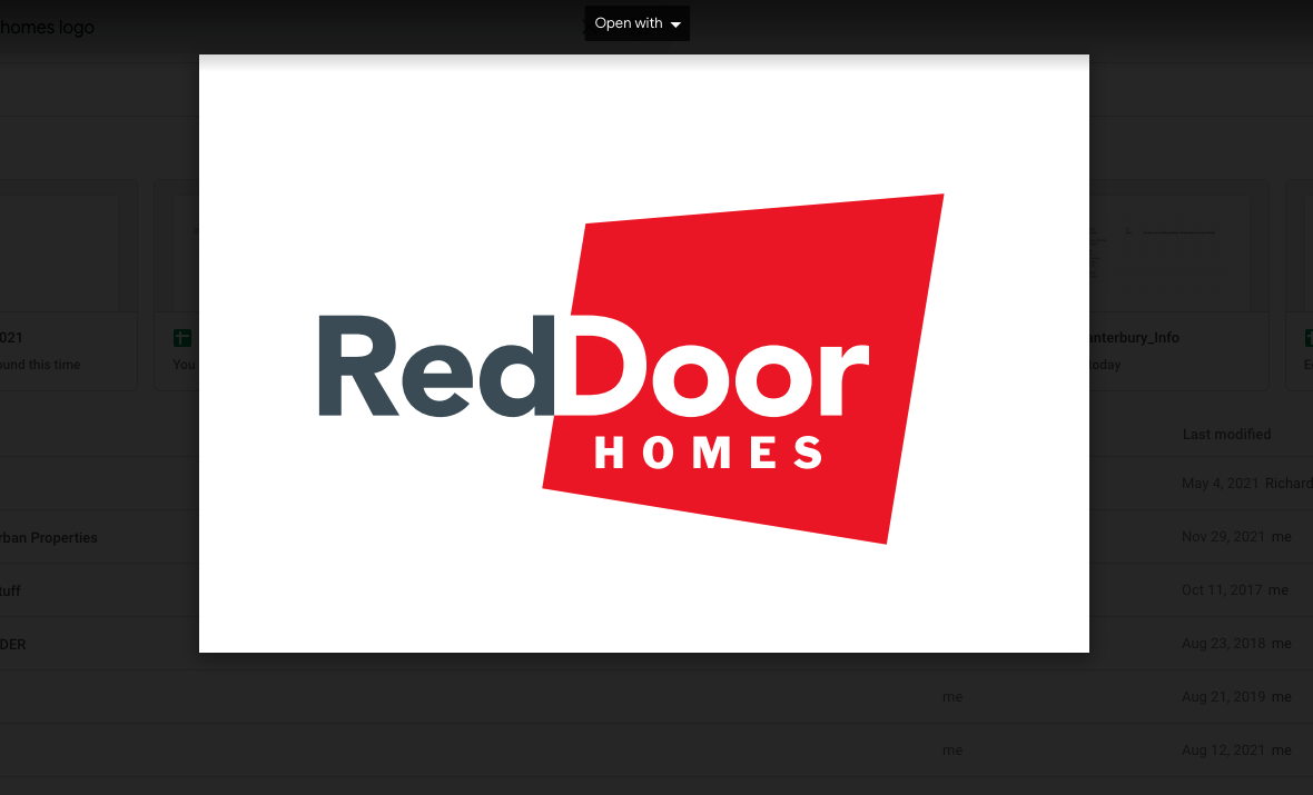 Logo for RedDoor Homes