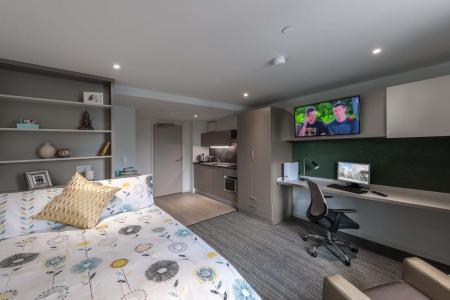 Studio - Platinum Student flat to rent on Portland Way, Leeds, LS1