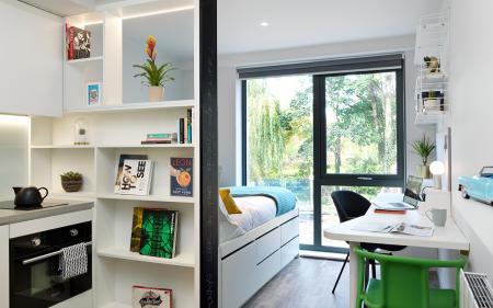 Baldwin Studio Student flat to rent on Student Castle Bath, 33-34 Pulteney Rd (South), Ba, Bath, BA2