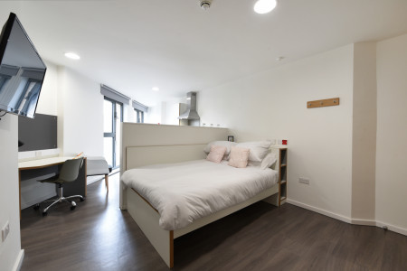 Studio Silver 1 bed student flat to rent on North Hanover Street, Glasgow, G4