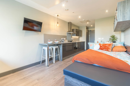 Premium Studio Student flat to rent on Tyndall Street, Cardiff, CF10