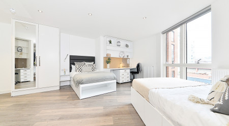 Premium Twin Studio Student flat to rent on Curzon Street, Nottingham, NG3