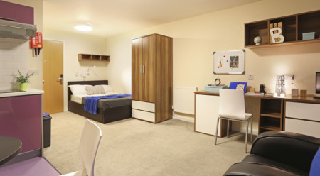 Deluxe Studio - Behn Hall 1 bed student flat to rent on Parham Road, Canterbury, CT1