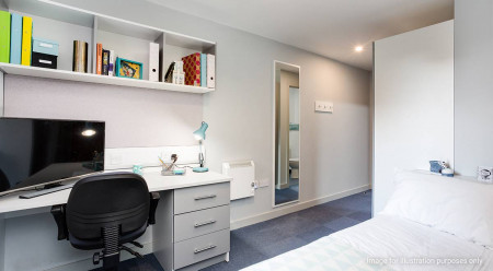 Bronze En Suite 1 bed student flat to rent on Corporation Street, Preston, PR1