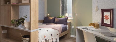 Extra Large Studio Student flat to rent on Fieldgate Street, London, E1