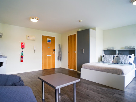 Gold Studio Student flat to rent on Beaverbank Place, Edinburgh, EH7