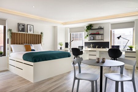 Mortimer Studio Student flat to rent on Student Castle Brighton, 4 Pelham Ter, Brighton an, Brighton, BN2