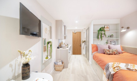 Deluxe Studio Student flat to rent on Alexandra Road, Swansea, SA1