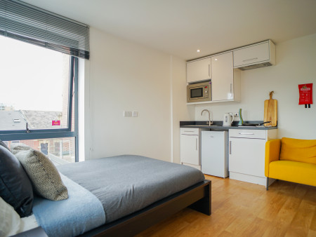 Premier Studio 2 bed student flat to rent on Furnace Hill, Sheffield, S3