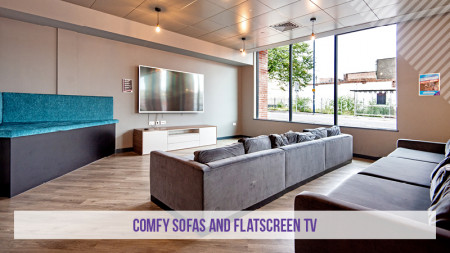 Studios 1 bed student flat to rent on Coppergate, 17–18 The Kingsway, Swansea, SA1