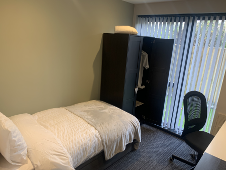 Signature Single Bed @ SAR Court 5 bed student flat to rent on Woodland Way, Canterbury, CT2
