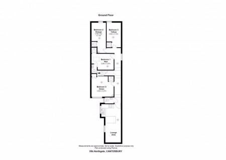 4 bed student house to rent on Northgate (Flat), Canterbury, CT1
