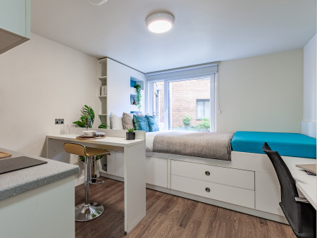 Studio Plus Fourth Floor Student flat to rent on Coquet Street, Newcastle, NE1