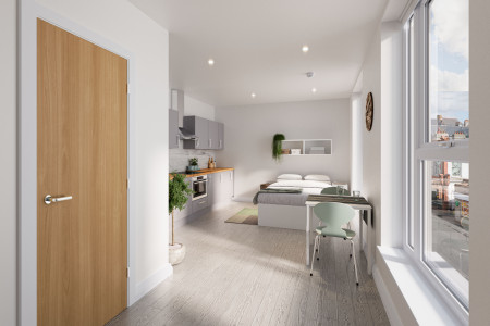 Superior Studio Plus - Reservoir View Student flat to rent on North Hill, Plymouth, PL4