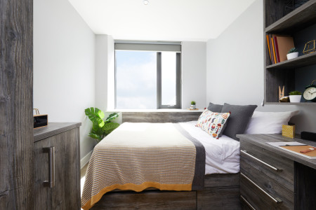 Standard Studio Student flat to rent on St. Andrews Place, Cardiff, CF10