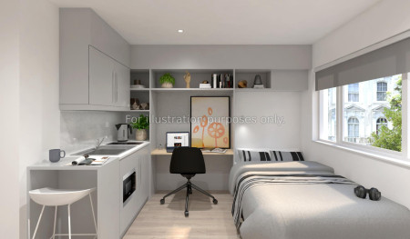 Silver Studio Student flat to rent on 15 - 25 Talbot Square, London, W2