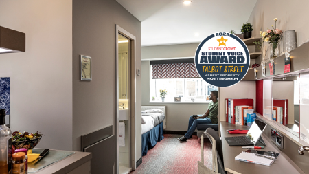 Silver Studio Student flat to rent on Talbot Street, Nottingham, NG1