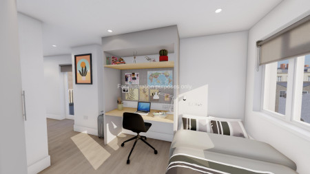 Platinum Plus Studio Student flat to rent on 15 - 25 Talbot Square, London, W2