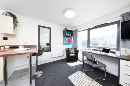 Premium Studio Student flat to rent on Moira Street, Liverpool, L6