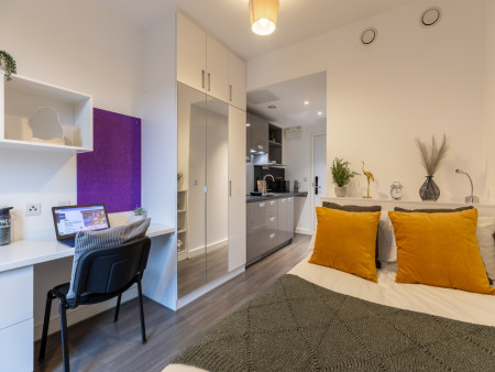 Premium Studio Student flat to rent on Bromsgrove Street, Birmingham, B5