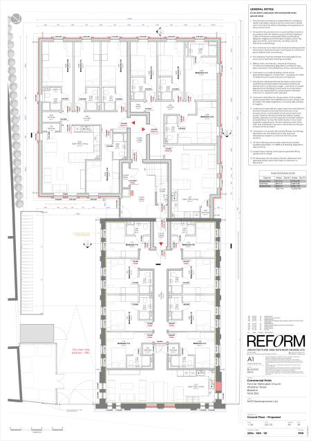 2 bed student house to rent on Rooms 4 & 5, Flat 17, Commercial Point, Beeston, N, Nottingham, NG9