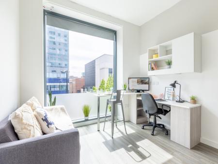 Gold Plus Studio Student flat to rent on Union Street, Sheffield, S1
