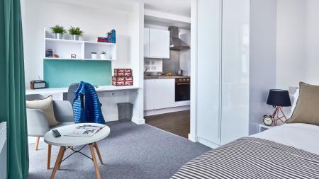 Deluxe Studio Student flat to rent on Newarke Street, Leicester, LE1