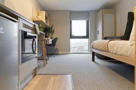 Standard Studio Student flat to rent on West Street, Sheffield, S1