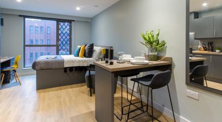 Symons Studio Student flat to rent on Belgrave Street, Leeds, LS2