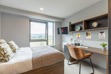 Classic Studio Student flat to rent on Castlebank Street, Glasgow, G11