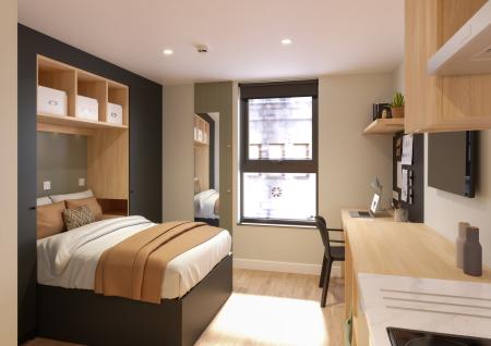 Classic Studio Student flat to rent on 1 King Edward Street, Nottingham, NG1