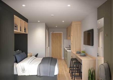 Social Studio Student flat to rent on Upper Duke Street, Liverpool, L1