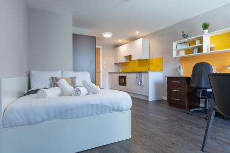 Deluxe Studio - HIGH FLOOR Student flat to rent on Devon Street, Liverpool, L3