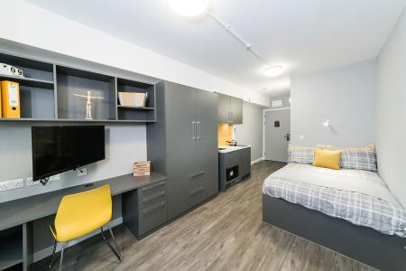 Gold Studio Student flat to rent on Howard Street, Newcastle, NE1